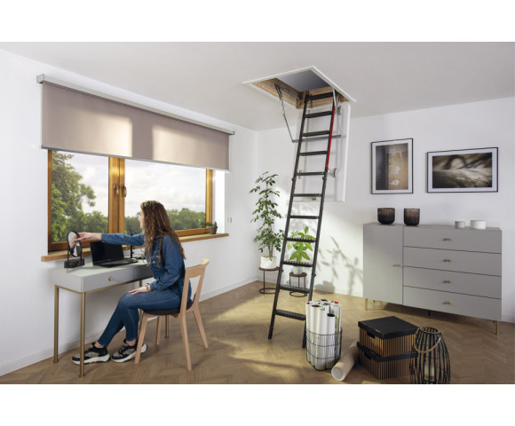 Чердачная Лестница Fakro LMT металлическая супертеплоизоляционная