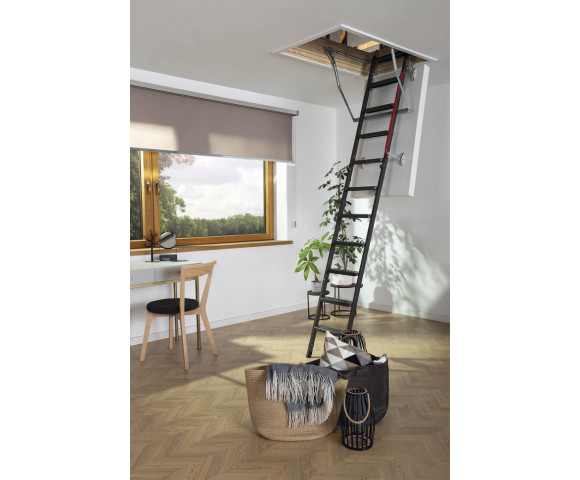 Чердачная Лестница Fakro LMT металлическая супертеплоизоляционная