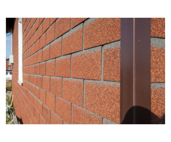 Фасадная плитка Технониколь Hauberk кирпич терракотовый