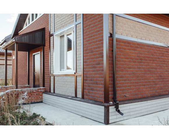 Фасадная плитка Технониколь Hauberk кирпич терракотовый