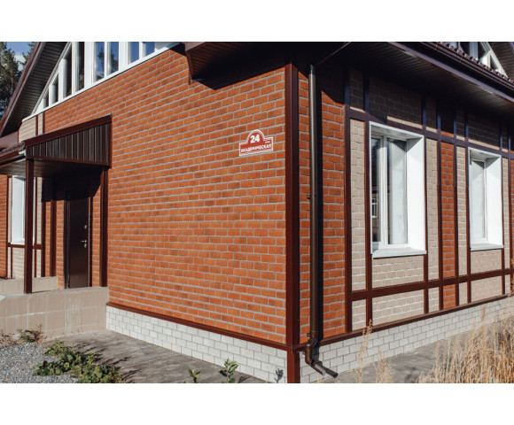 Фасадная плитка Технониколь Hauberk кирпич терракотовый