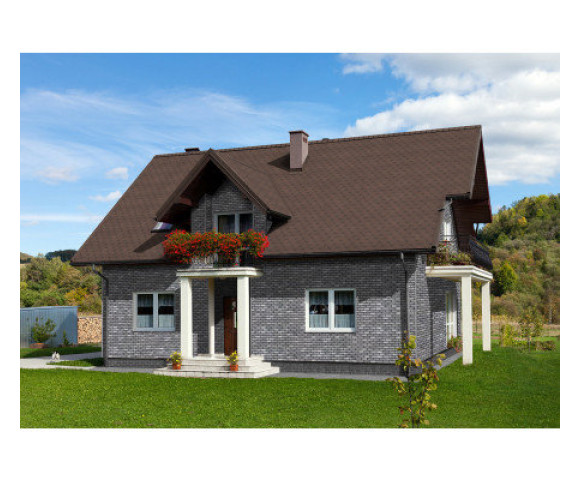 Фасадная плитка Технониколь Hauberk камень Сланец