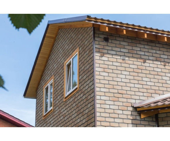 Фасадная плитка Технониколь Hauberk камень Травертин