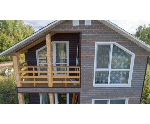 Фасадная плитка Технониколь Hauberk кирпич Античный