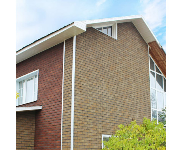 Фасадная плитка Технониколь Hauberk кирпич песчаный