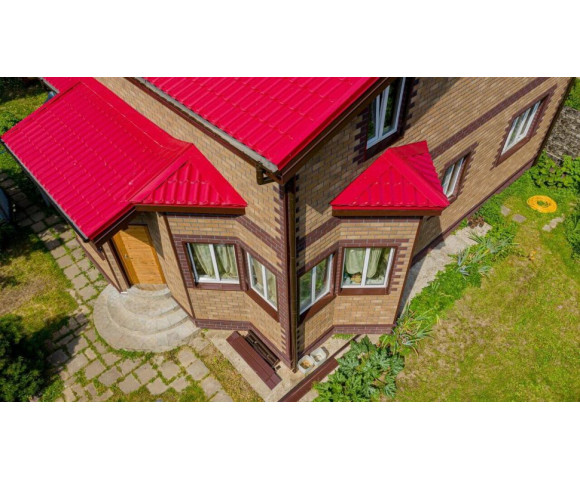 Фасадная плитка Технониколь Hauberk кирпич песчаный