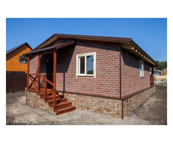 Фасадная плитка Технониколь Hauberk кирпич красный