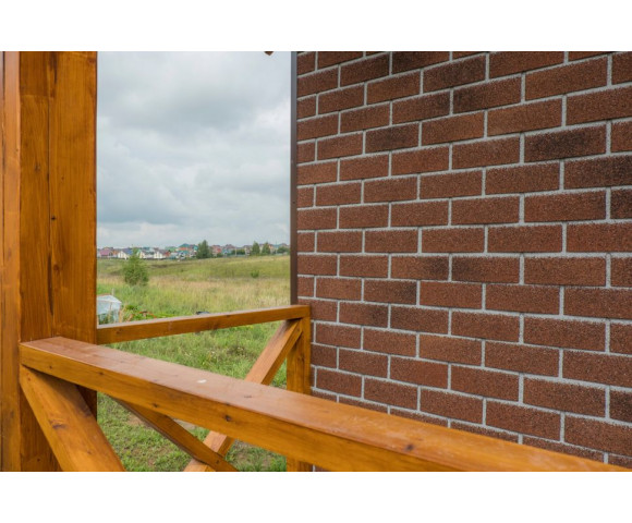 Фасадная плитка Технониколь Hauberk кирпич красный