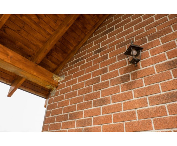 Фасадная плитка Технониколь Hauberk кирпич красный