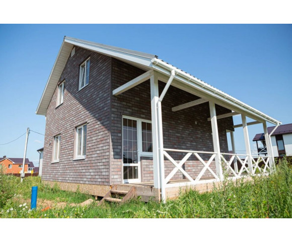 Фасадная плитка Технониколь Hauberk кирпич мраморный