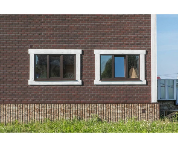 Фасадная плитка Технониколь Hauberk кирпич обожженный