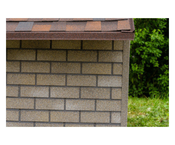 Фасадная плитка Технониколь Hauberk кирпич серо-бежевый