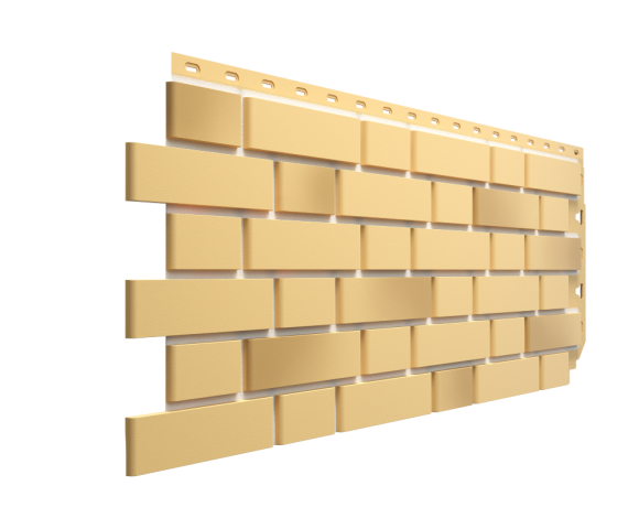 Фасадные панели Деке Flemish Желтый жженый под кирпич