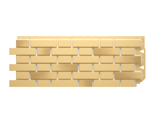 Фасадные панели Деке Flemish Желтый жженый под кирпич