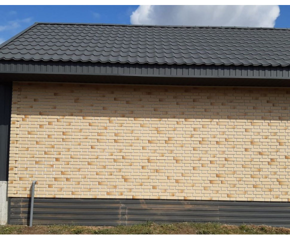 Фасадные панели Деке Flemish Желтый жженый под кирпич