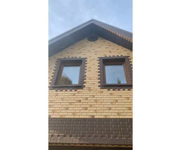 Фасадные панели Деке Flemish Желтый жженый под кирпич