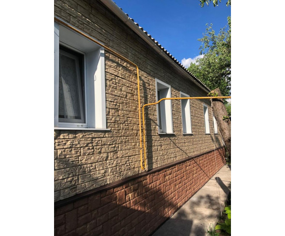 Фасадные панели Grand Line Я-фасад Екатерининский камень бронза