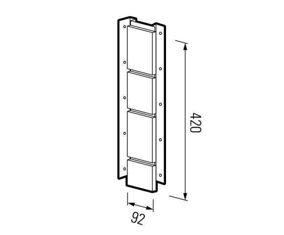 Планка универсальная для фасадных панелей Технониколь песчаник