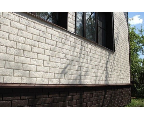 Фасадные панели Grand Line состаренный кирпич Classic шоколадный