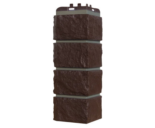 Угол Grand Line Колотый камень Design со швом RAL 7006