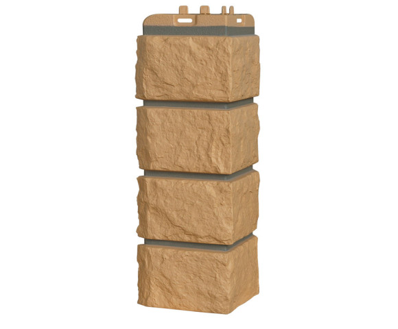 Угол Grand Line Колотый камень Design со швом RAL 7006