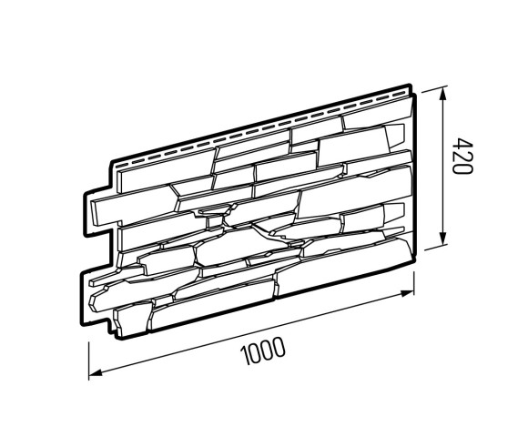 Фасадные панели Технониколь Камень Лацио