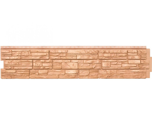 Фасадные панели Grand Line Я-фасад Крымский сланец Classic янтарь