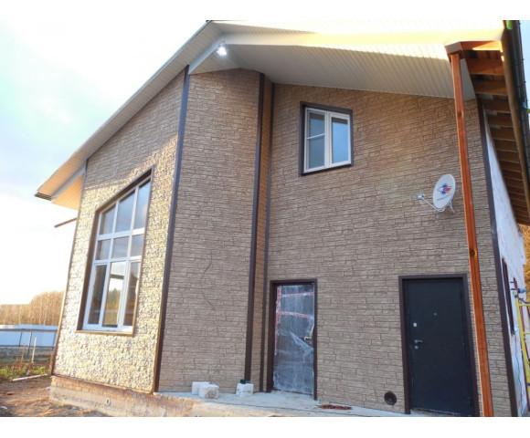 Фасадные панели Grand Line Я-фасад Крымский сланец Classic янтарь