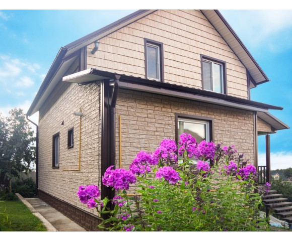 Фасадные панели Grand Line Я-фасад Крымский сланец Classic янтарь