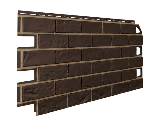 Фасадные панели Технониколь Оптима кирпич темно-коричневый