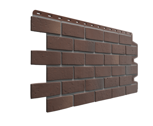 Фасадные панели Деке Berg Коричневый под кирпич