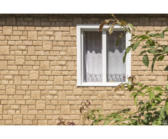 Фасадные панели Grand Line Я-фасад Екатерининский камень янтарь