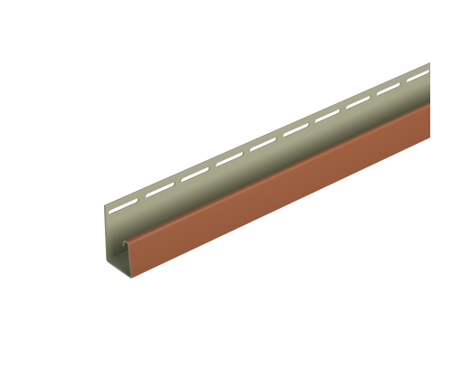 Фасадный J-профиль 30 мм для фасадных панелей Деке