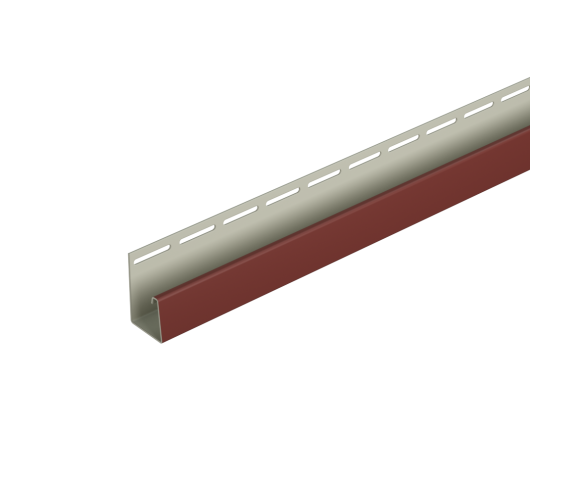 Фасадный J-профиль 30 мм для фасадных панелей Деке