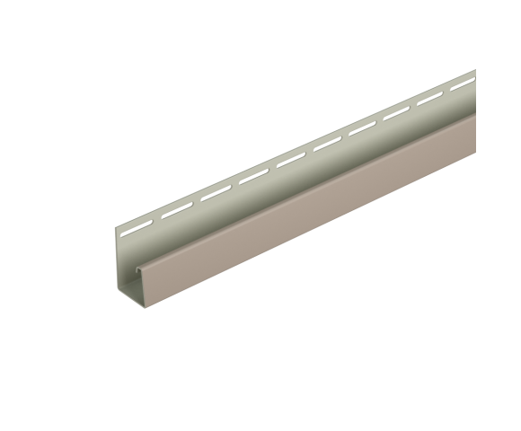 Фасадный J-профиль 30 мм для фасадных панелей Деке