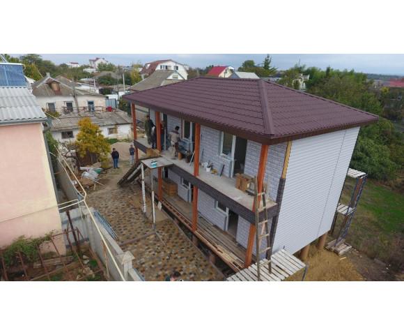 Фасадные панели Деке Burg Платиновый