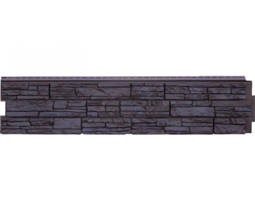 Фасадные панели Grand Line Я-фасад Крымский сланец Premium Acryl уголь