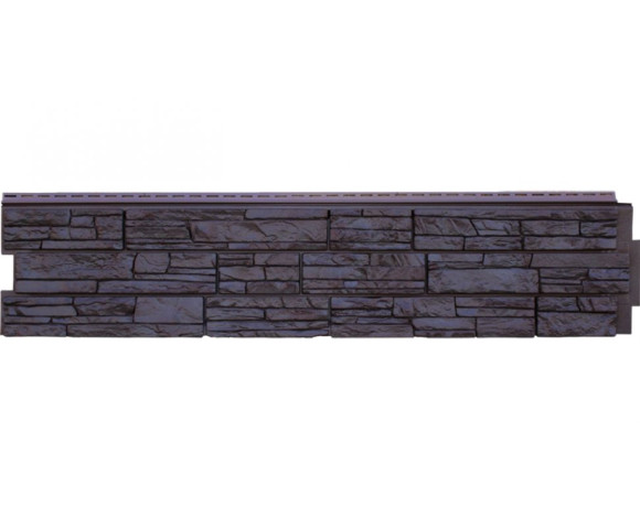 Фасадные панели Grand Line Я-фасад Крымский сланец Premium Acryl уголь