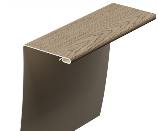 Универсальный околооконный профиль LUX для сайдинга Docke 89/254 мм