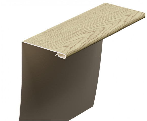 Универсальный околооконный профиль LUX для сайдинга Docke 89/254 мм