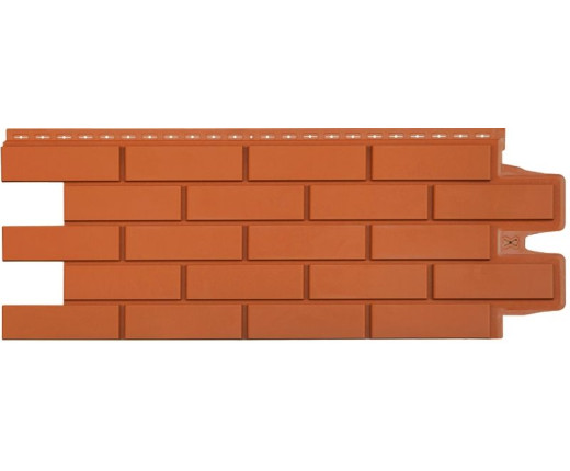 Фасадные панели Grand Line Клинкерный Кирпич Classic терракотовый