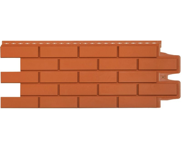 Фасадные панели Grand Line Клинкерный Кирпич Classic терракотовый