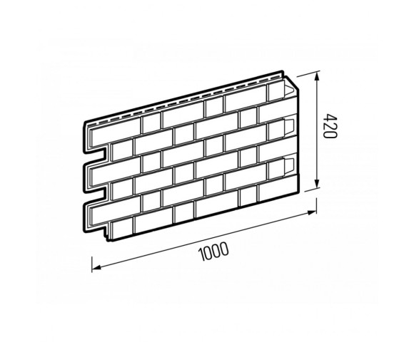 Фасадные панели Технониколь Кирпич Йорк