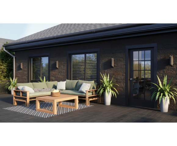 Фасадные панели Технониколь Песчаник темно-коричневый