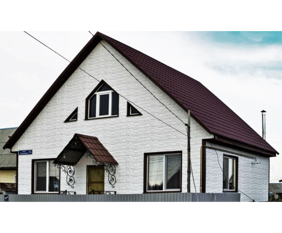 Фасадные панели Текос Натуральный камень Белый