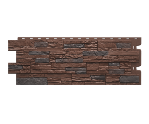 Фасадные панели Деке Stein Тёмный орех
