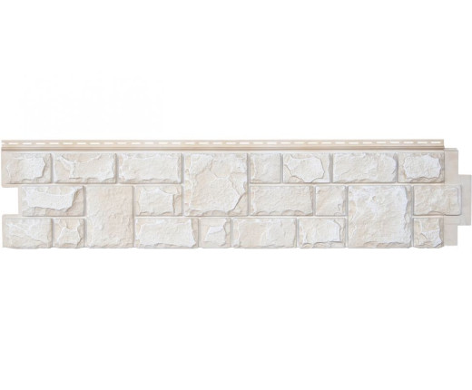 Фасадные панели Grand Line Я-фасад Екатерининский камень Classic слоновая кость