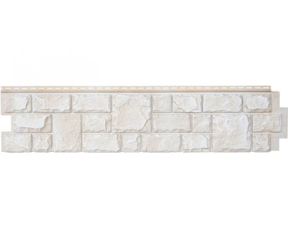 Фасадные панели Grand Line Я-фасад Екатерининский камень Classic слоновая кость