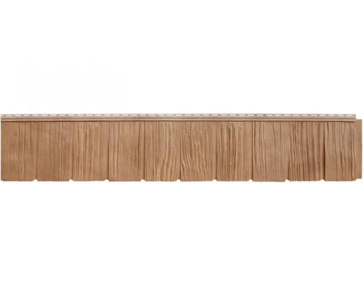 Фасадные панели Grand Line Я-фасад Сибирская дранка Classic янтарь