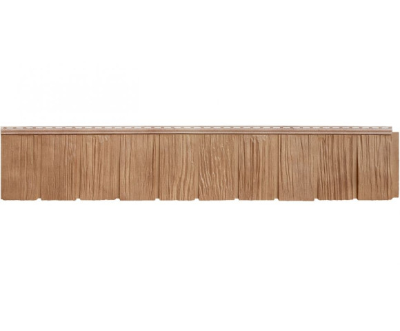 Фасадные панели Grand Line Я-фасад Сибирская дранка Classic янтарь